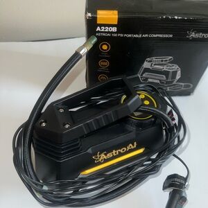 AstroAI A220B Portable Air Compressor - Black & Yellow